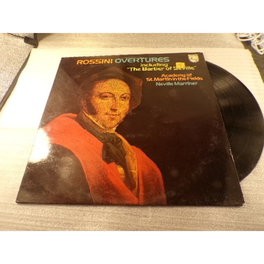 Rossini Overtures Neville Marriner Academy St Martin in the Fields Philips Vinyl